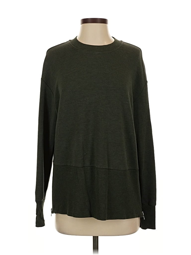 Pre-owned Varley Pullover Sweater In Green