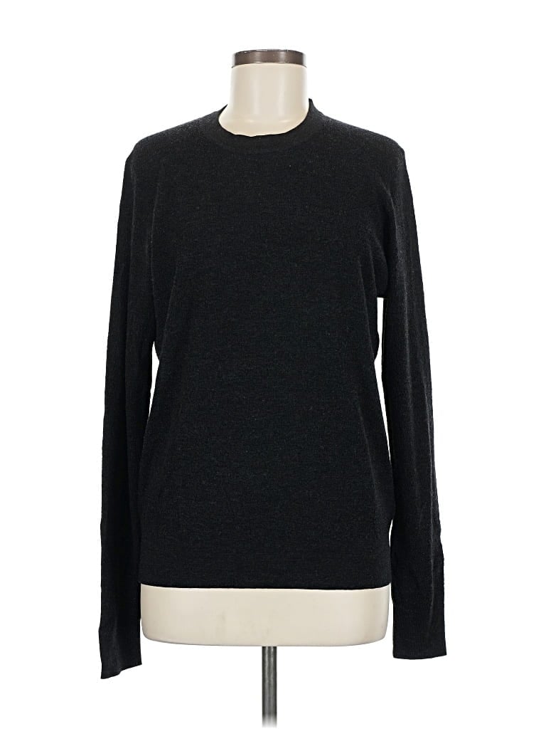 Pre-owned Robert Barakett Wool Pullover Sweater In Black