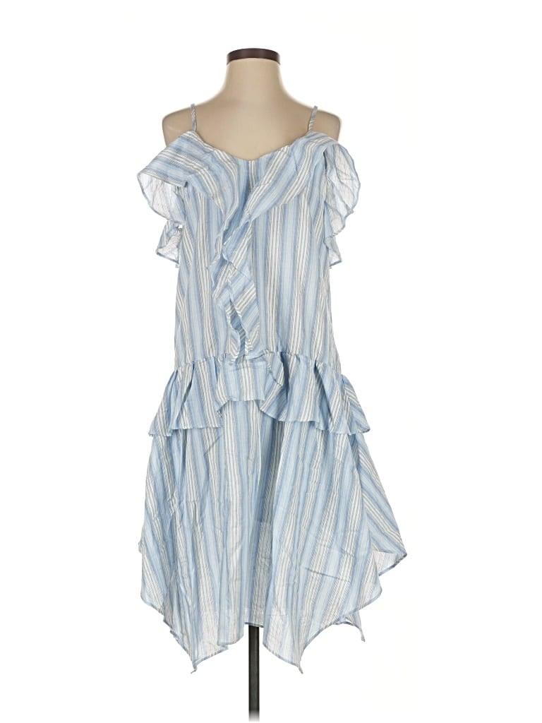 Moon River Casual Dress In Blue