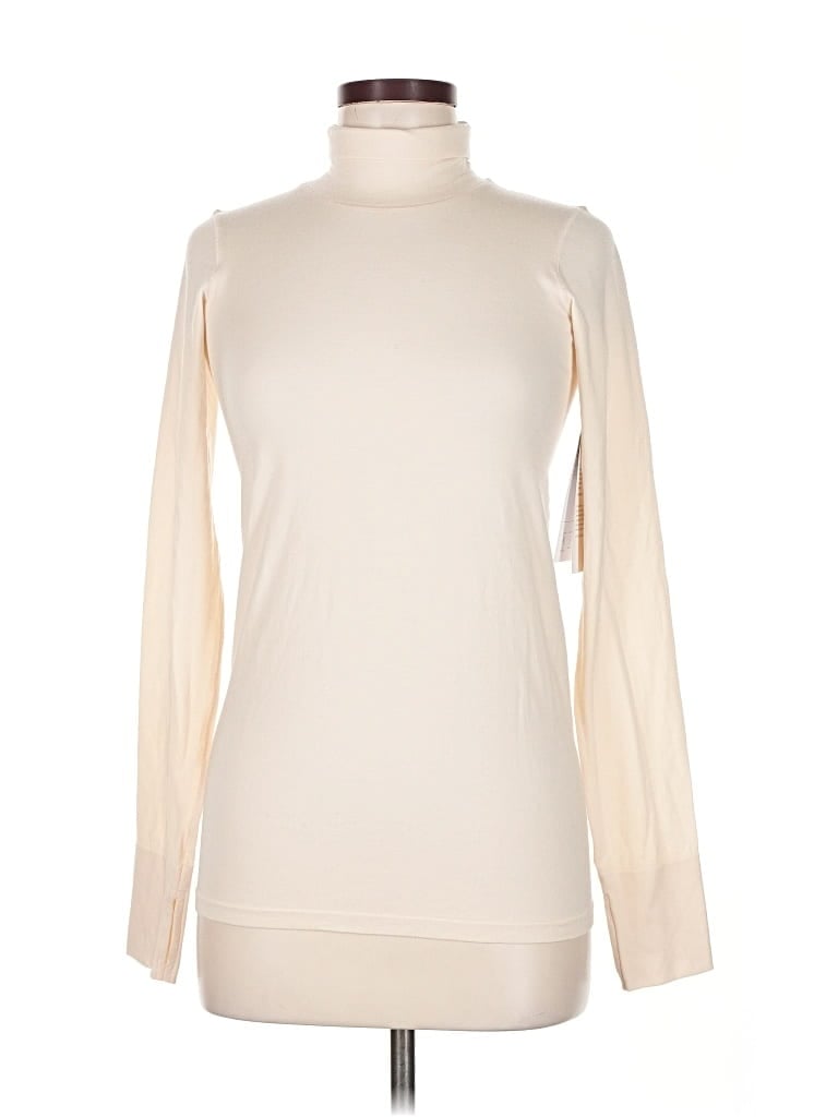 Athleta Long Sleeve Turtleneck In White