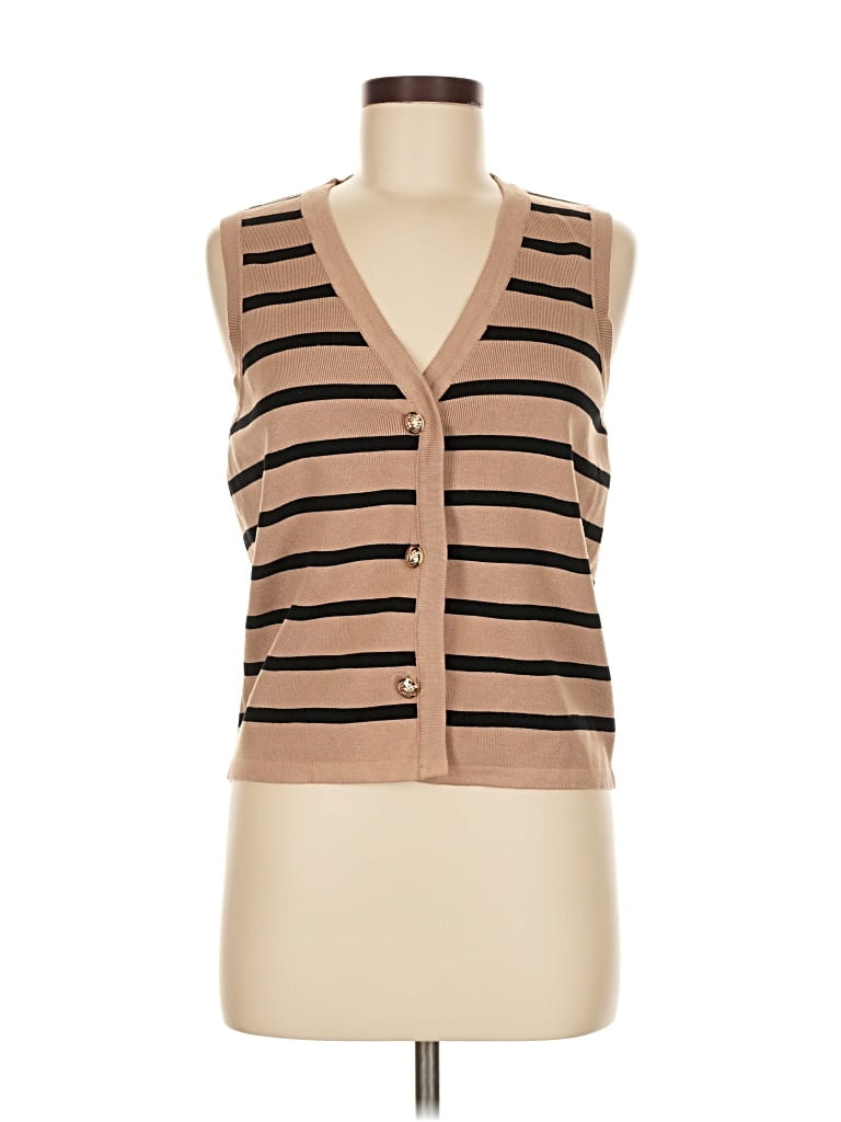 Pre-owned Lillusory Sweater Vest In Brown