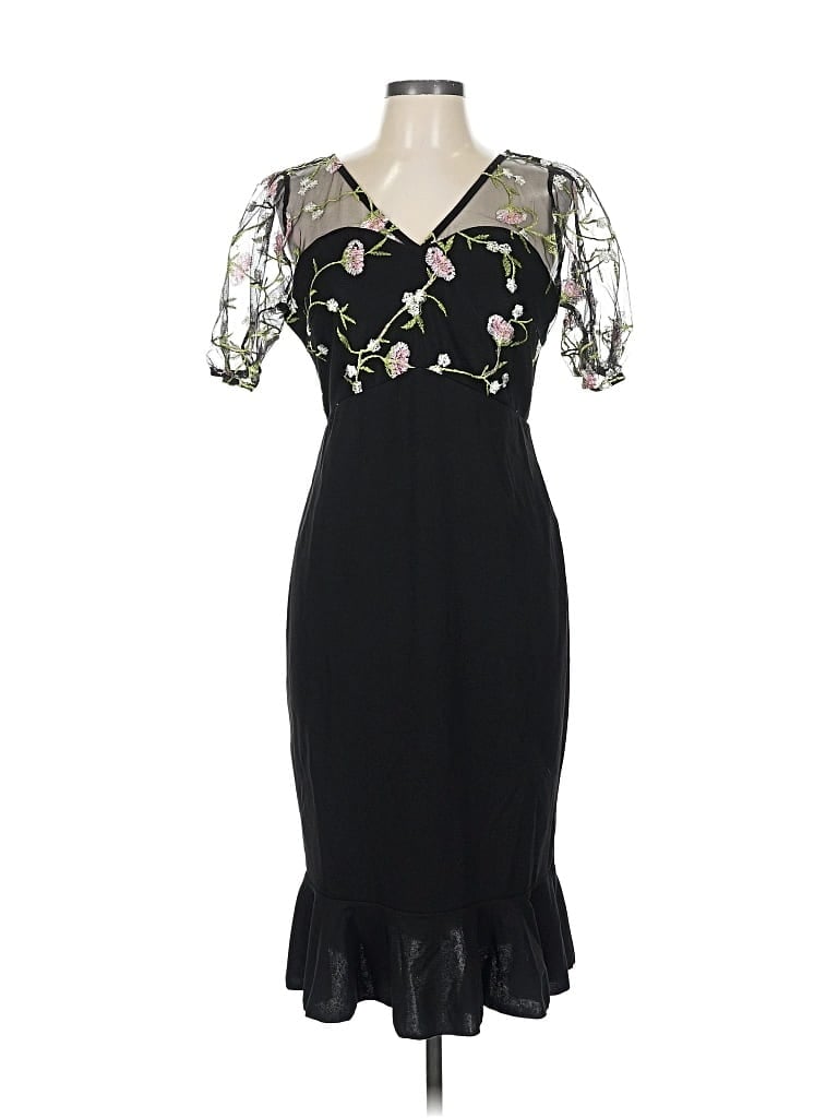 Pre-owned Jj's House Cocktail Dress In Black