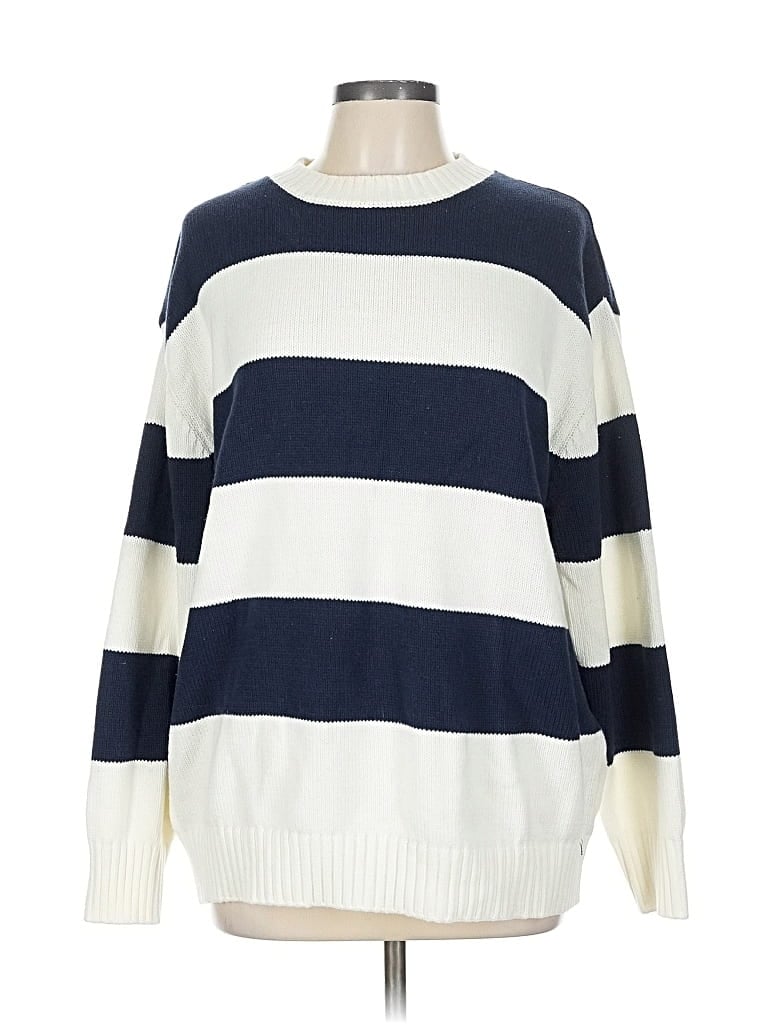 Pre-owned Jessica Simpson Pullover Sweater In White