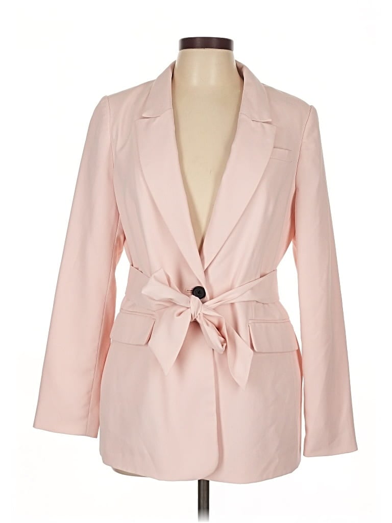 Pre-owned Banana Republic Factory Store Blazer Jacket In Pink