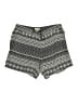 Dept222 100% Rayon Chevron-herringbone Gray Shorts Size 24 waist - photo 1