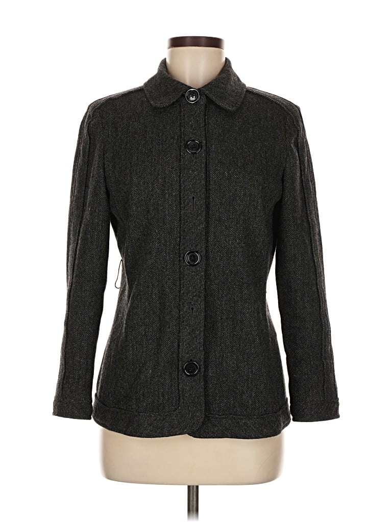 Pre-owned Talbots Wool Coat In Gray