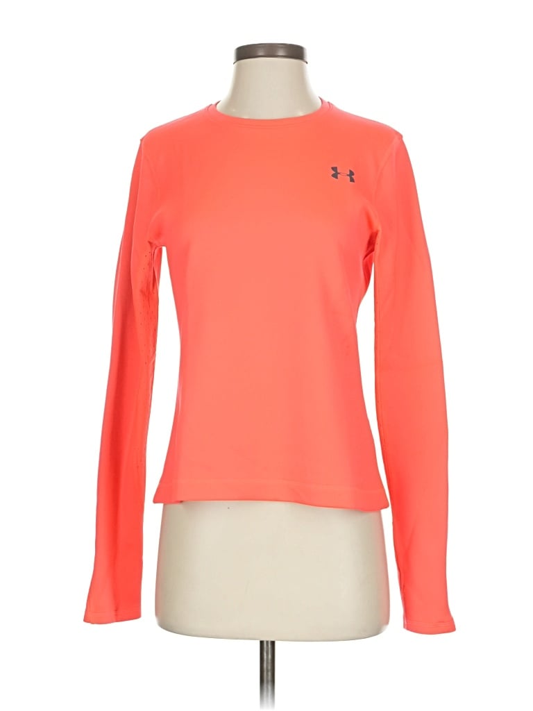 Pre-owned Under Armour Long Sleeve T-shirt In Orange