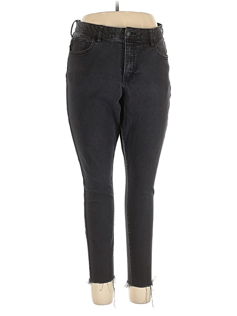 Pre-owned Ava & Viv Jeggings In Black