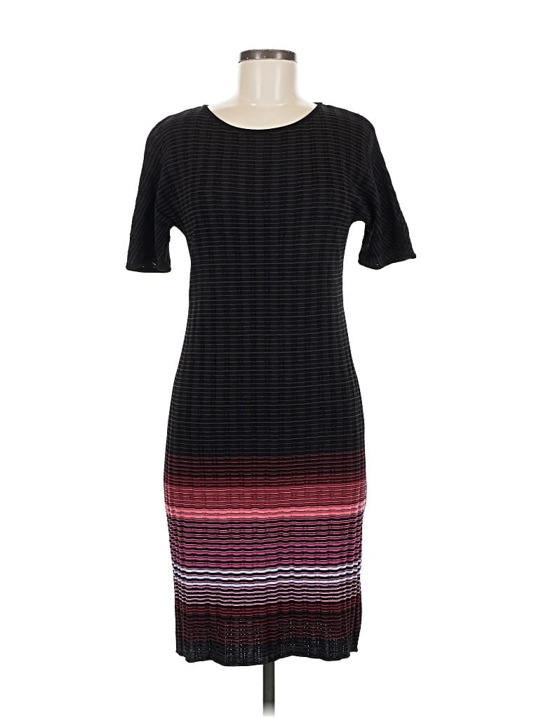 Pre-owned St John Casual Dress In Black