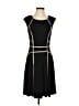 DressBarn Graphic Black Cocktail Dress Size 4 - photo 1
