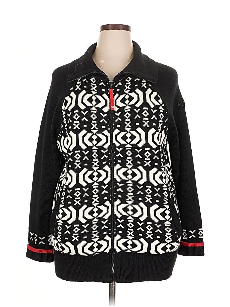 Pre-owned T By Talbots Cardigan Sweater In Black