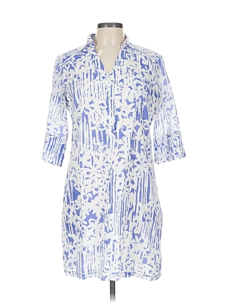 Pre-owned Tori Richard Casual Dress In Blue