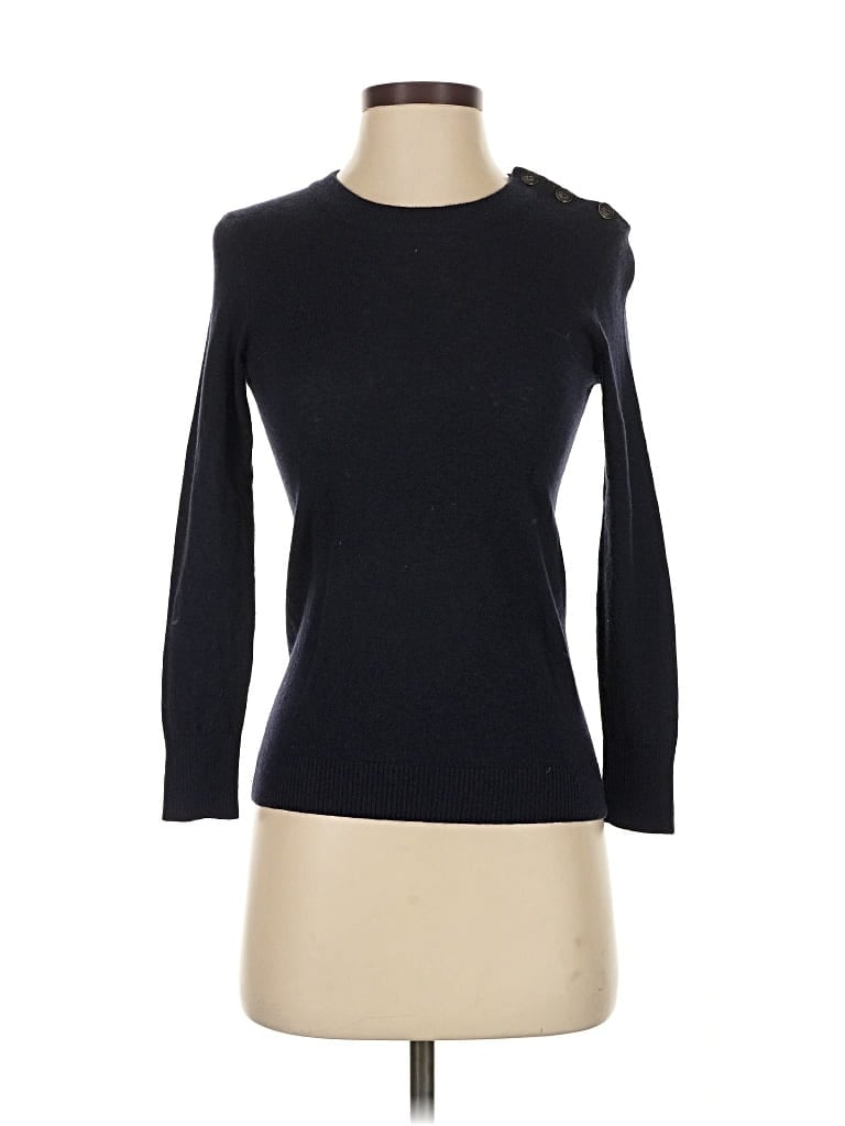 Pre-owned J.crew Factory Store Wool Pullover Sweater In Black