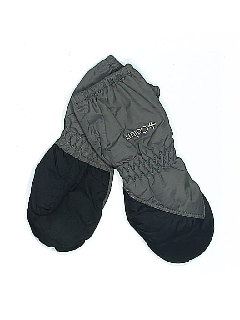 Pre-owned Columbia Kids' Mittens In Gray