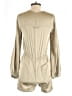 Thakoon Collective 100% Polyester Metallic Tan Romper Size 2 - photo 2