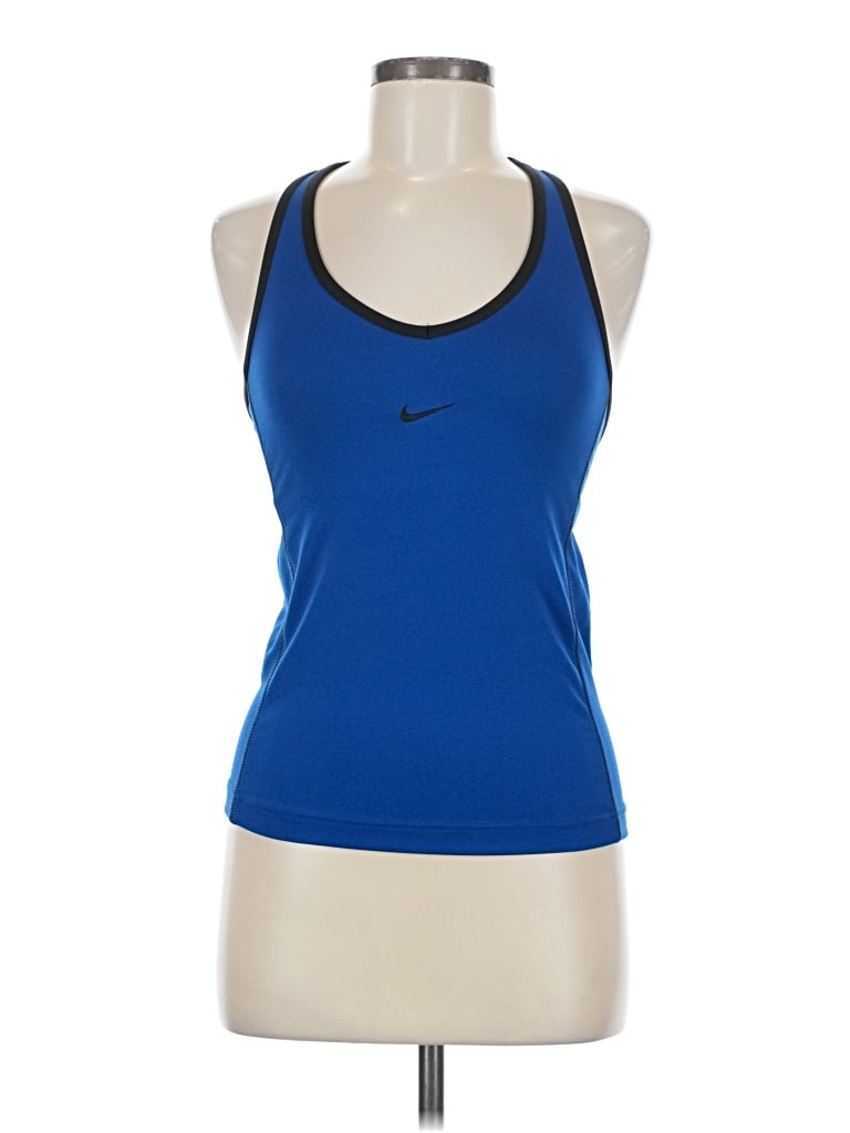 Pre-owned Nike Active Tank Top In Blue