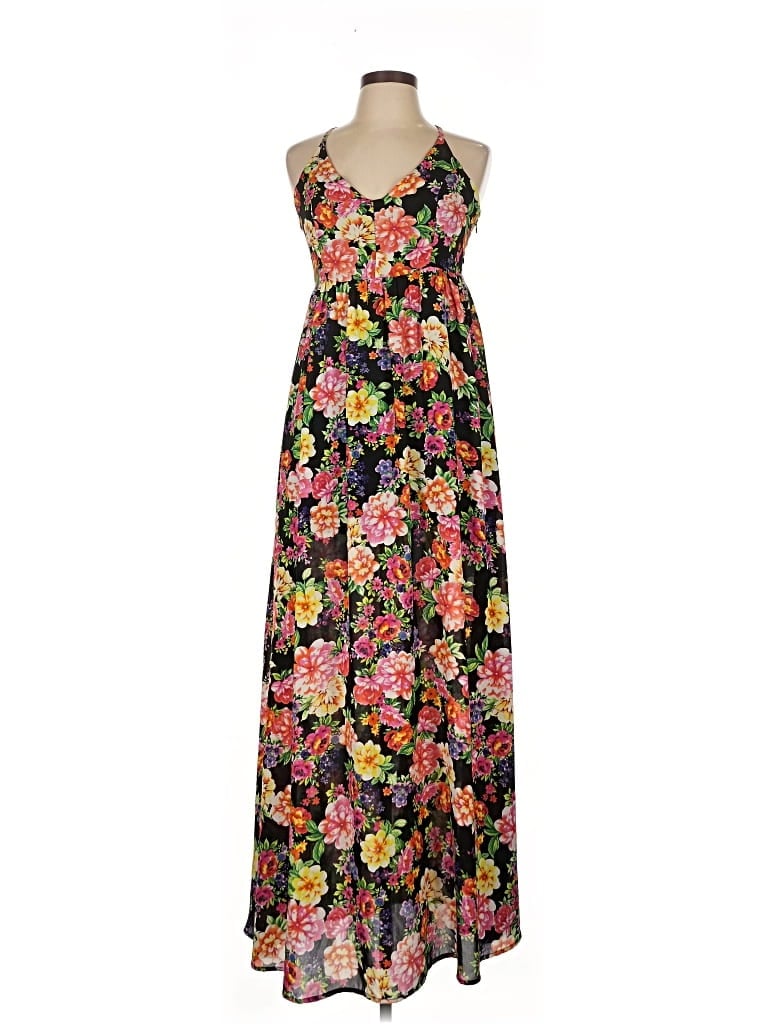 Pre-owned Lucca Couture Casual Dress In Black