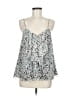 Miha 100% Silk Silver Sleeveless Silk Top Size M - photo 1
