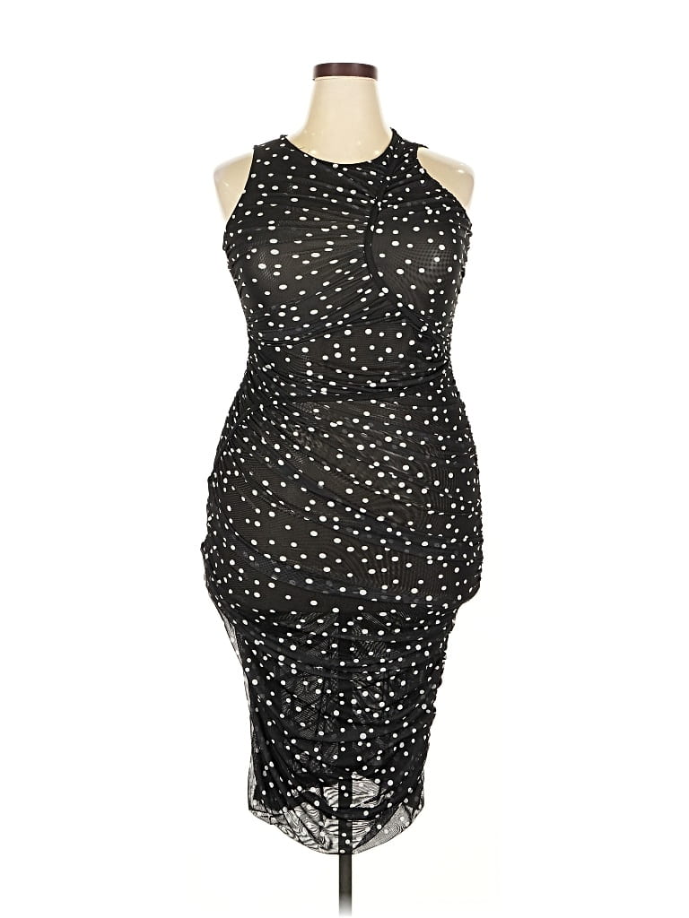 Bardot Cocktail Dress In Black