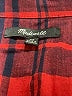 Madewell 100% Cotton Plaid Red Short Sleeve Button-Down Shirt Size XS - photo 7
