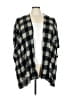Audrey 3+1 Checkered-gingham Black Cardigan Size S - photo 1