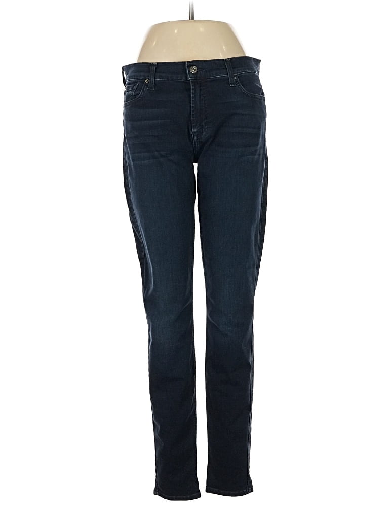 Pre-owned 7 For All Mankind Jeans In Blue