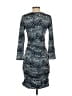 BCBGMAXAZRIA Polka Dots Blue Cocktail Dress Size S - photo 2