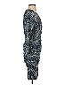 BCBGMAXAZRIA Polka Dots Blue Cocktail Dress Size S - photo 4