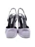 Dorateymur 100% Leather Color Block Purple Heels Size EU 35 - photo 2