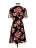 Madewell 100% Polyester Floral Black Casual Dress Size 00 - photo 2