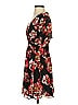 Madewell 100% Polyester Floral Black Casual Dress Size 00 - photo 5