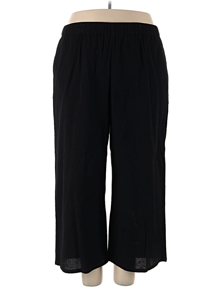 Pre-owned Eileen Fisher Casual Pants In Black