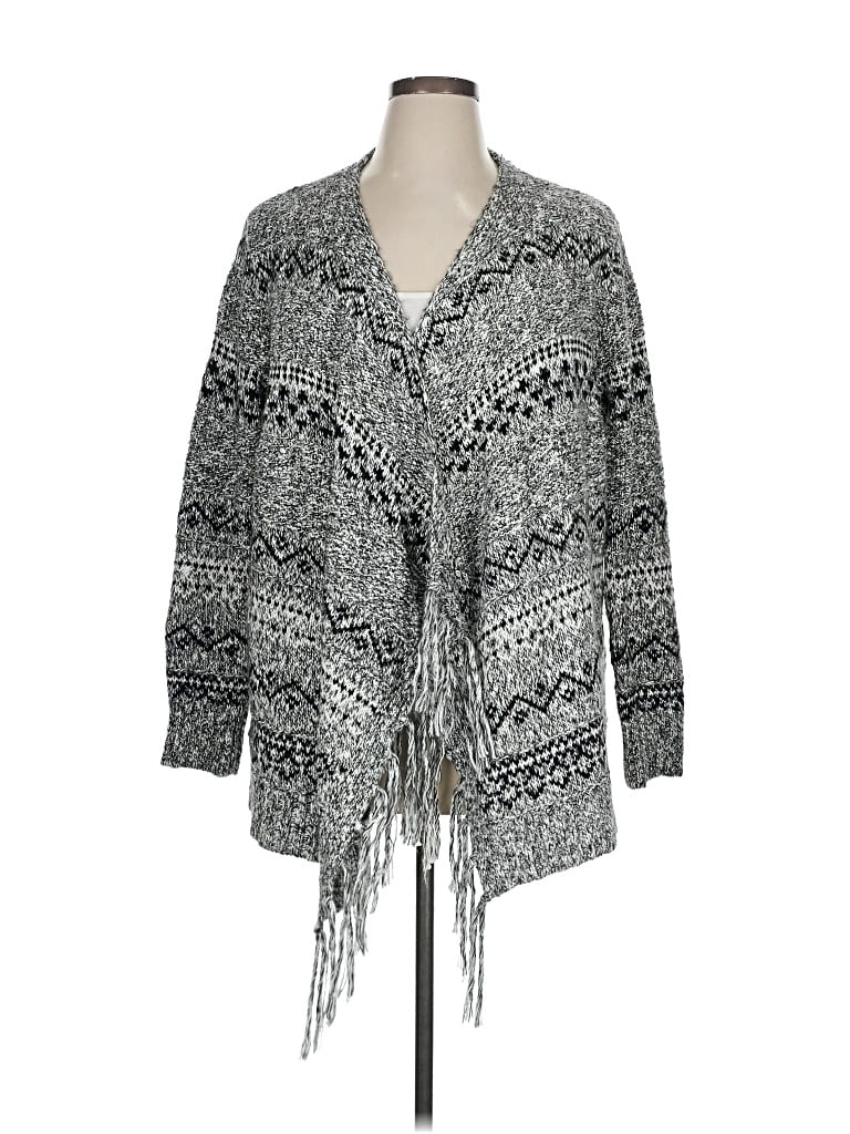 Pre-owned Old Navy Cardigan Sweater In Gray