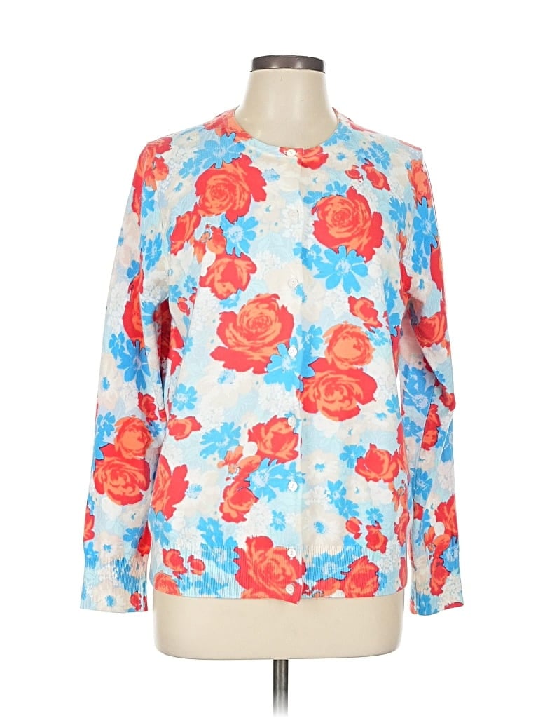 Pre-owned Lands' End Pullover Sweater In Orange