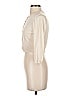 Glint Ivory 3/4 Sleeve Button-Down Shirt Size S - photo 5