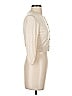Glint Ivory 3/4 Sleeve Button-Down Shirt Size S - photo 4