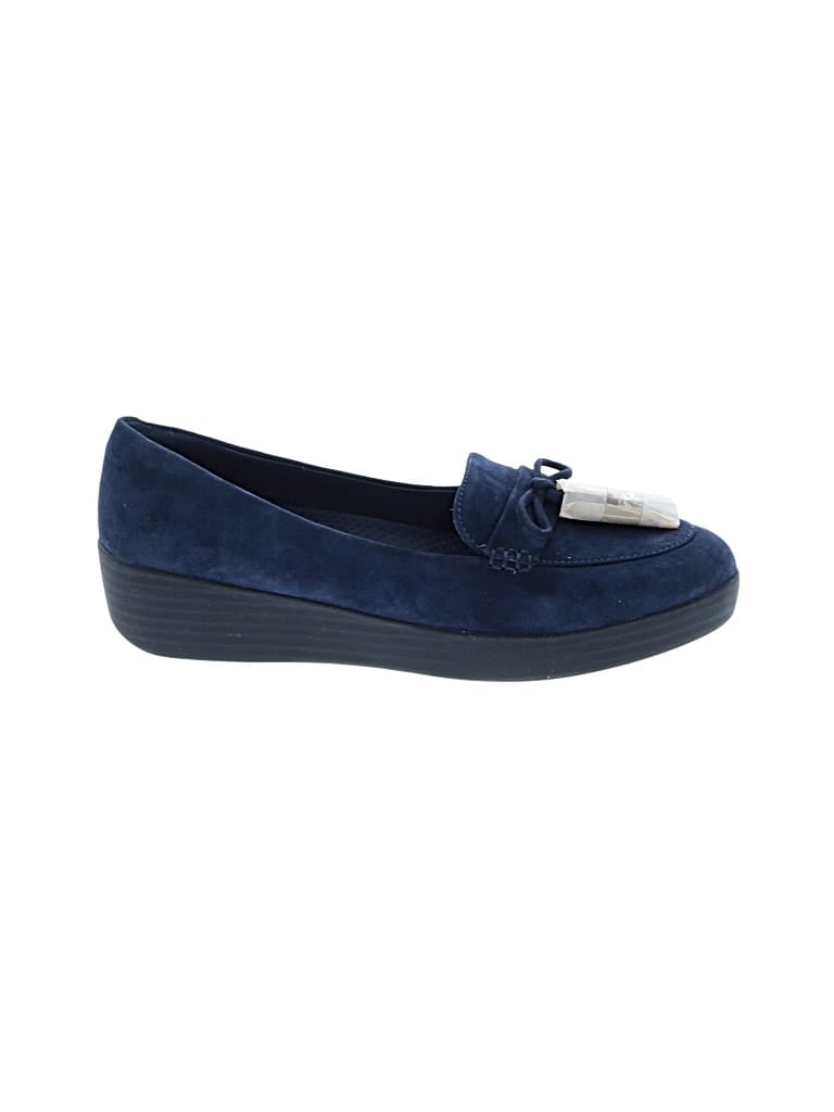 Pre-owned Fitflop Flats In Blue