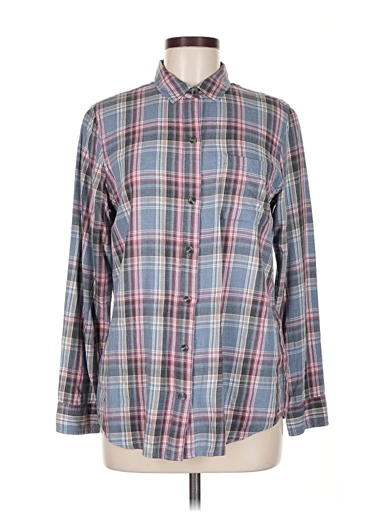 Pre-owned Marine Layer Long Sleeve Button Down Shirt In Black