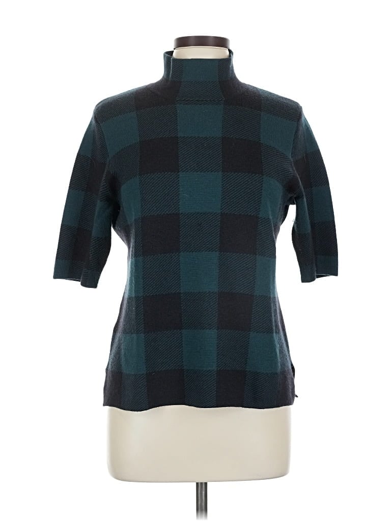 Pre-owned Ann Taylor Turtleneck Sweater In Blue