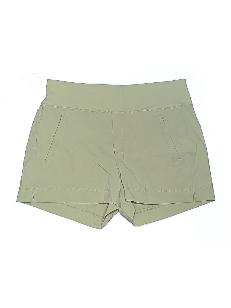 Pre-owned Athleta Khaki Shorts In Green
