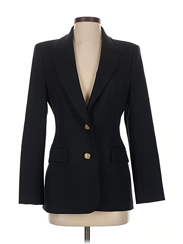 Pre-owned Zara Blazer Jacket In Black
