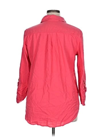 Ellen Tracy 3/4 Sleeve Button-Down Shirt (view 2)
