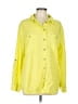 Sanctuary Yellow Long Sleeve Button-Down Shirt Size L - photo 1