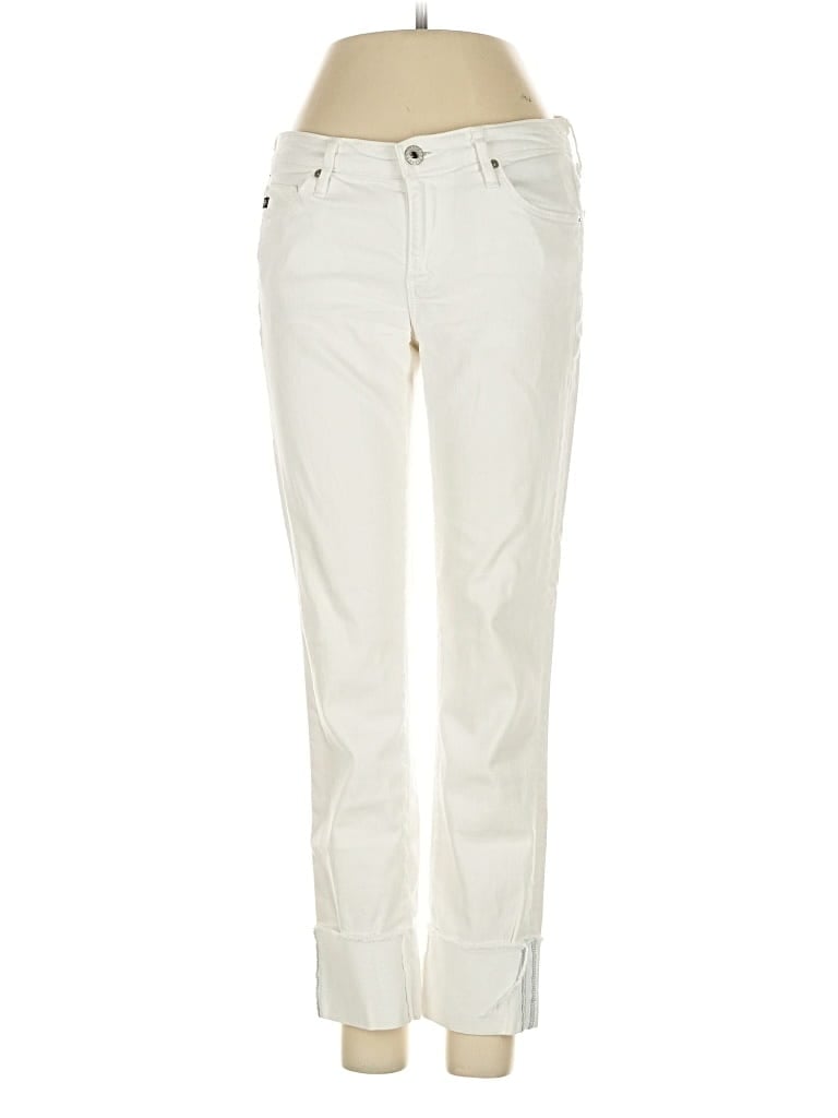 Pre-owned Adriano Goldschmied Jeans In White