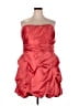 David's Bridal 100% Polyester Red Cocktail Dress Size 22 - photo 1