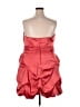 David's Bridal 100% Polyester Red Cocktail Dress Size 22 - photo 2