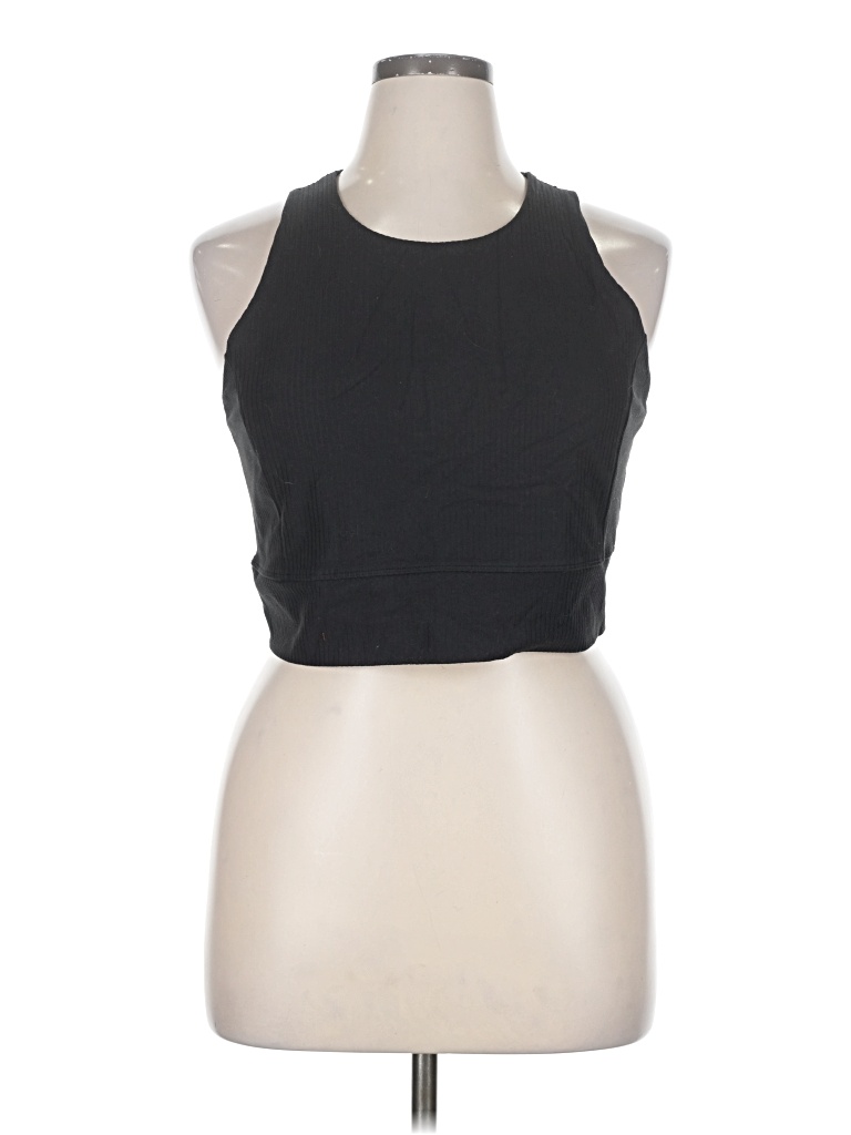 Pre-owned Rei Co Op Tank Top Black Halter Neckline Tops