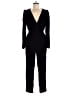 ML Monique Lhuillier 100% Polyester Solid Black Jumpsuit Size 6 - photo 1