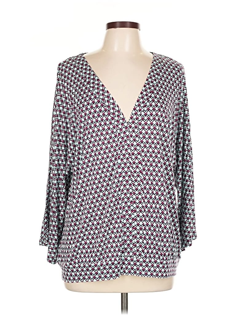 Pre-owned Lascana For Venus 3/4 Sleeve T-shirt In Gray