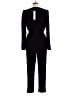 ML Monique Lhuillier 100% Polyester Solid Black Jumpsuit Size 6 - photo 2